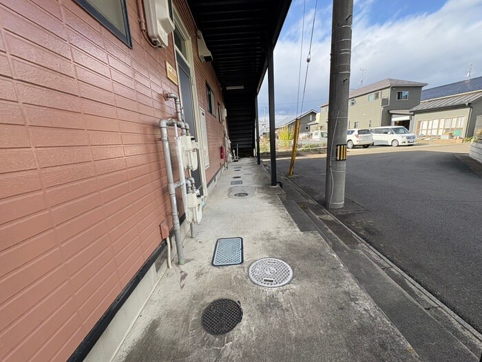 サンシャインＷ　Ａのエントランス部分