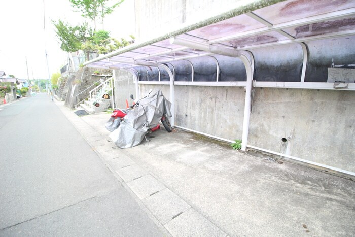 カレンハウスの駐輪場