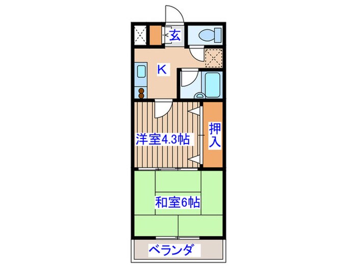 リビングステージ東仙台の間取り図
