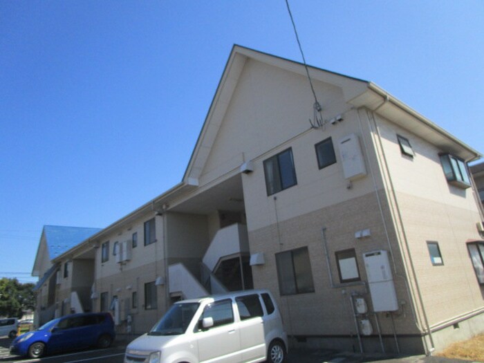 カーサあだち２号のエントランス部分