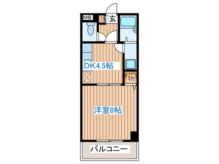 サンビレッジの間取り図