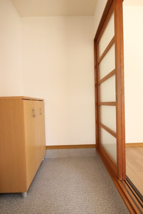 シティ郡山Ｃの玄関