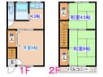 伊深アパ－トＢ棟の間取図