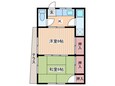 西本アパートの間取図