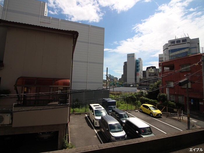 青木ビルの室内からの展望