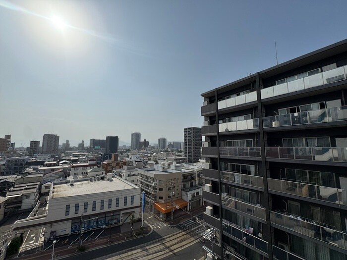 ルービンス宇品神田の室内からの展望