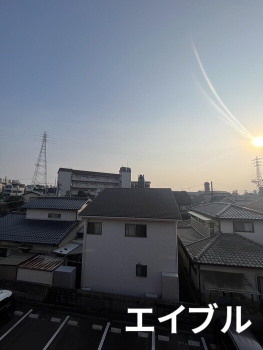 ホリーハウスの室内からの展望