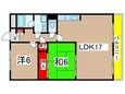 グランドール川内の間取図