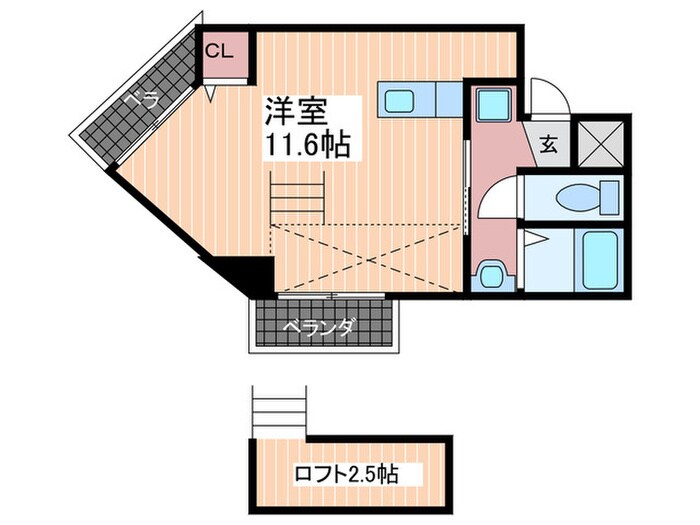 Ｇｒａｎｄｅ　Ｍａｒｅ１８の間取り図