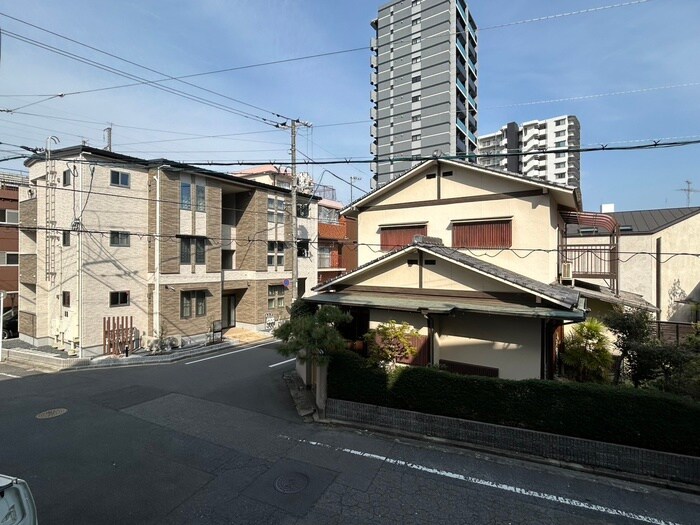 川本ビルの室内からの展望