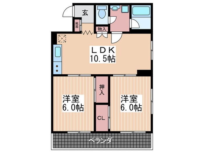 エスポワ－ルの間取り図