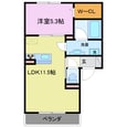アルヴィータの間取図