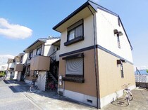 近鉄田原本線 大輪田駅 2階建 築35年の外観写真