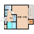 近鉄難波線・奈良線 富雄駅 3階建 築20年の間取図