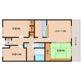 近鉄難波線・奈良線 学園前駅 5階建 築30年の間取図