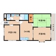 近鉄難波線・奈良線 東生駒駅 3階建 築35年の間取図