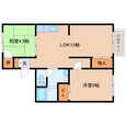 近鉄難波線・奈良線 近鉄奈良駅 2階建 築41年の間取図