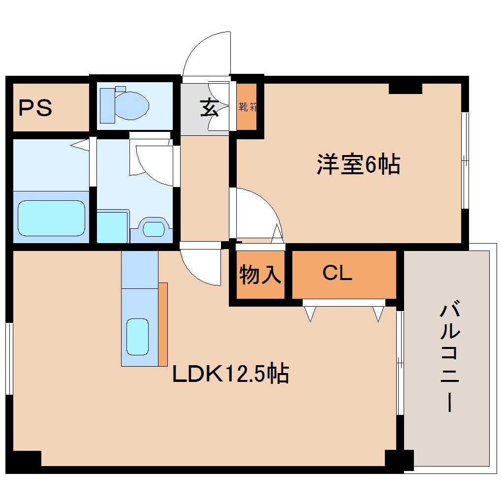 新大宮駅 徒歩5分 3階の間取り図