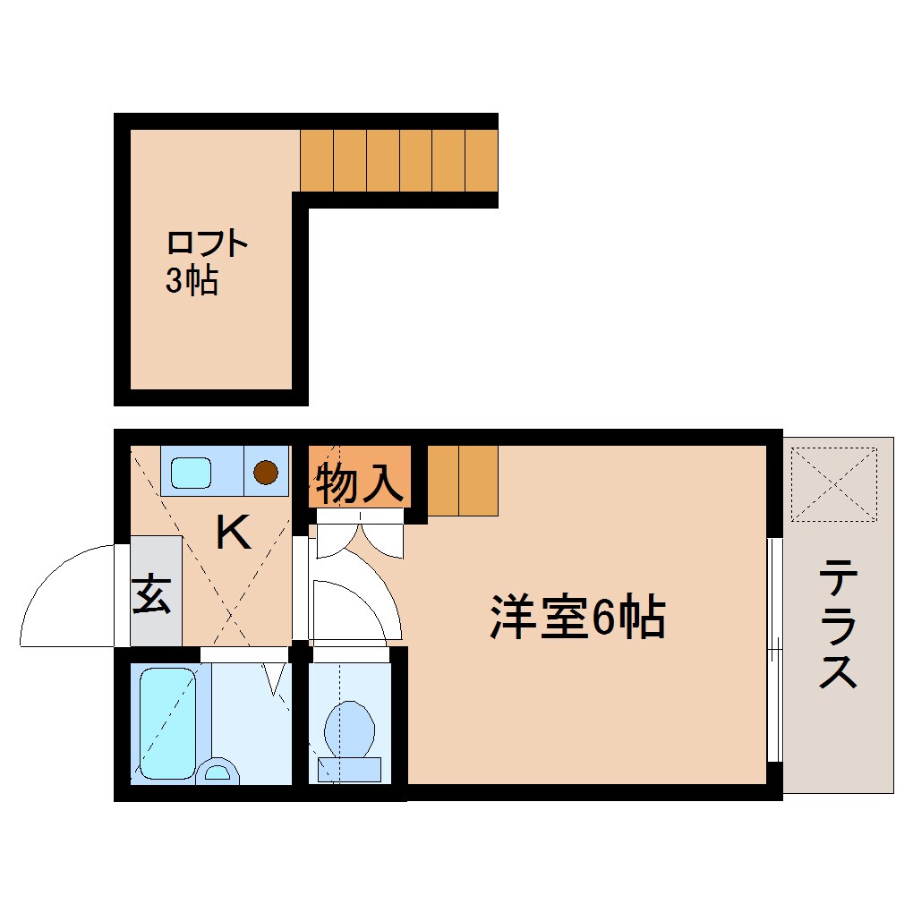 奈良駅 徒歩5分 1階の間取り図