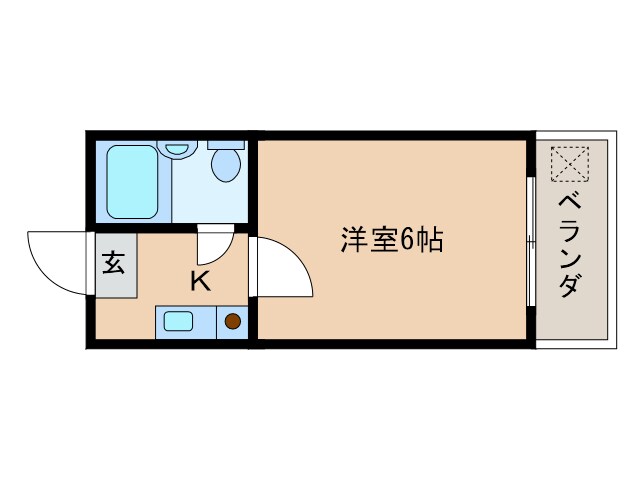 奈良駅 徒歩18分 2階の間取り図