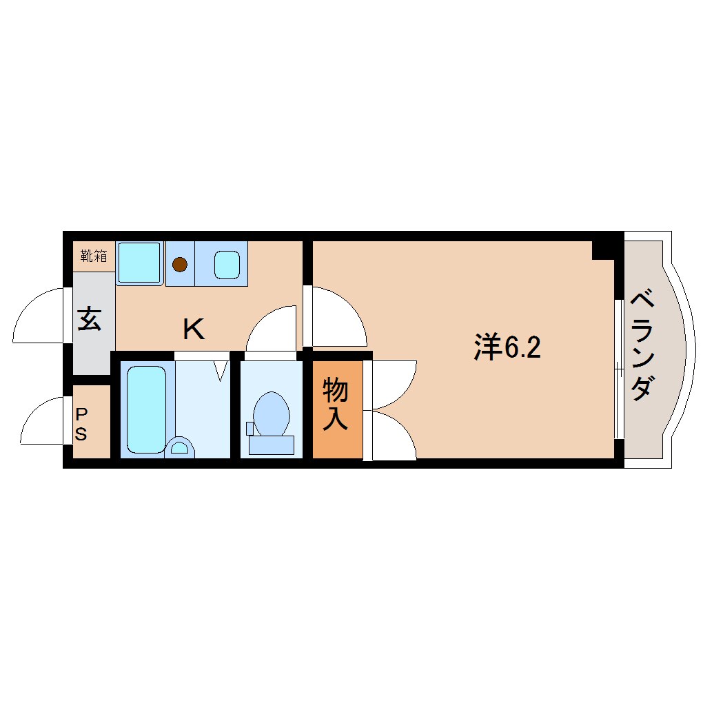 近鉄奈良駅 徒歩17分 2階の間取り図