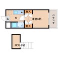桜井線<万葉まほろば線> 京終駅 4階建 築31年の間取図