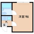 近鉄難波線・奈良線 近鉄奈良駅 5階建 築35年の間取図
