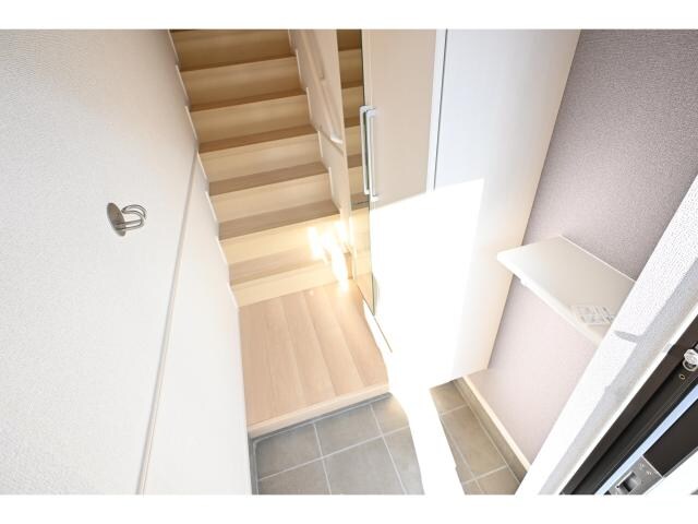 京終駅 徒歩9分 2階の玄関周り