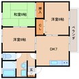 近鉄大阪線（近畿） 五位堂駅 2階建 築30年の間取図