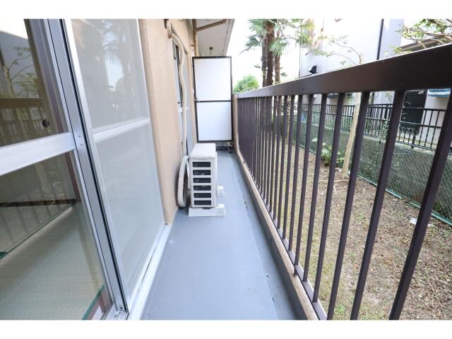 二上駅 徒歩10分 1階のベランダ・バルコニー・庭