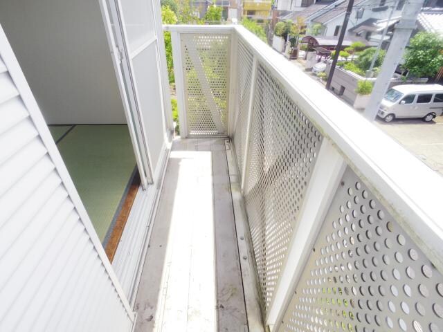 五位堂駅 バス8分　馬見北９丁目下車：停歩2分 2階のベランダ・バルコニー・庭