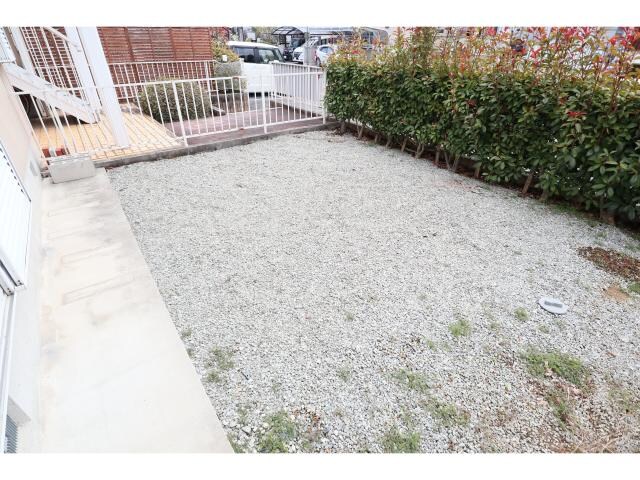 五位堂駅 バス6分　馬見北９丁目下車：停歩3分 1階のベランダ・バルコニー・庭