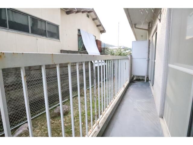 二上駅 徒歩10分 1階のベランダ・バルコニー・庭