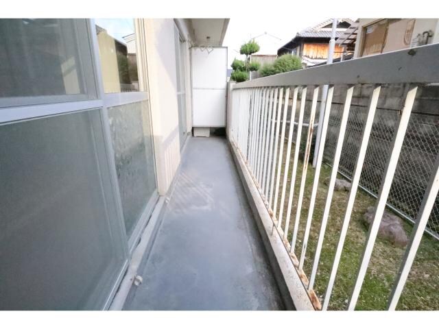 二上駅 徒歩10分 1階のベランダ・バルコニー・庭