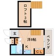 近鉄大阪線（近畿） 二上駅 2階建 築32年の間取図
