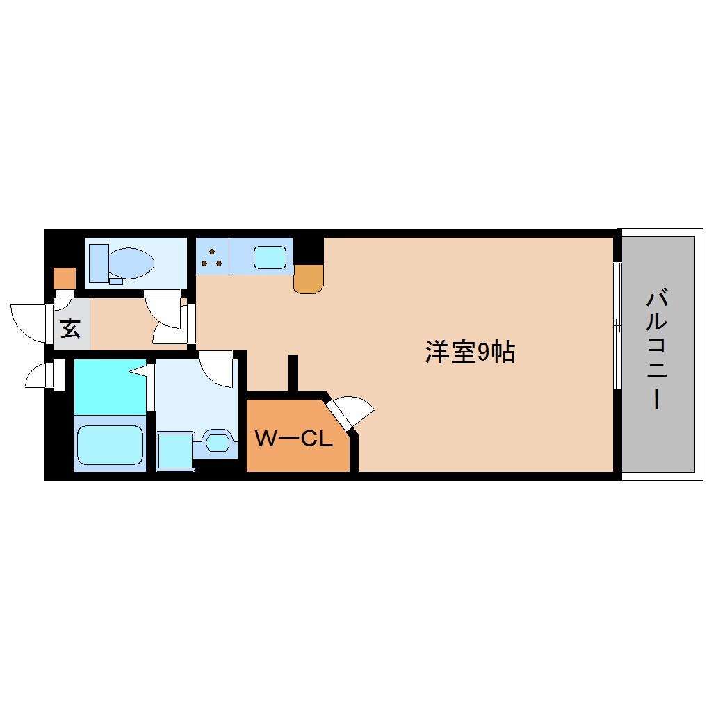 二上駅 徒歩8分 1階の間取り図