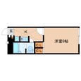 近鉄橿原線 近鉄郡山駅 2階建 築19年の間取図