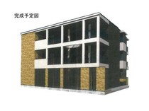 近鉄橿原線 九条駅 3階建 建築中の外観写真