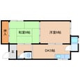 近鉄難波線・奈良線 菖蒲池駅 2階建 築51年の間取図