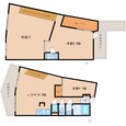 近鉄難波線・奈良線 菖蒲池駅 2階建 築23年の間取図