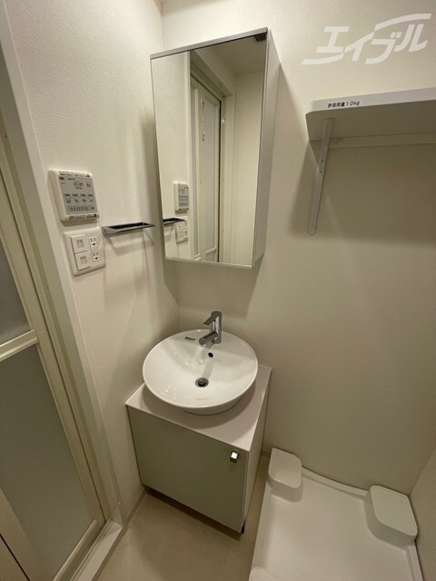 物件内観写真24　(ボウルタイプ！鏡裏に収納あり！)