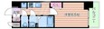 プレサンスOSAKA西中島リエゾンの間取図