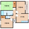 近鉄御所線 近鉄御所駅 2階建 築32年の間取図