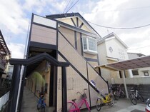 近鉄南大阪線 高田市駅 2階建 築36年の外観写真