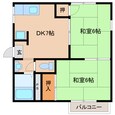 近鉄大阪線（近畿） 耳成駅 2階建 築35年の間取図