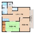 近鉄大阪線（近畿） 耳成駅 2階建 築25年の間取図