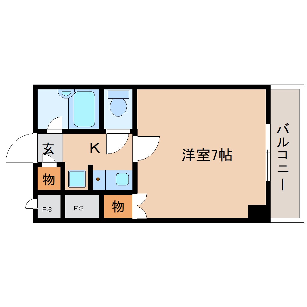 桜井駅 徒歩5分 2階の間取り図