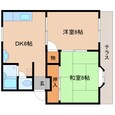 桜井線<万葉まほろば線> 三輪駅 2階建 築29年の間取図