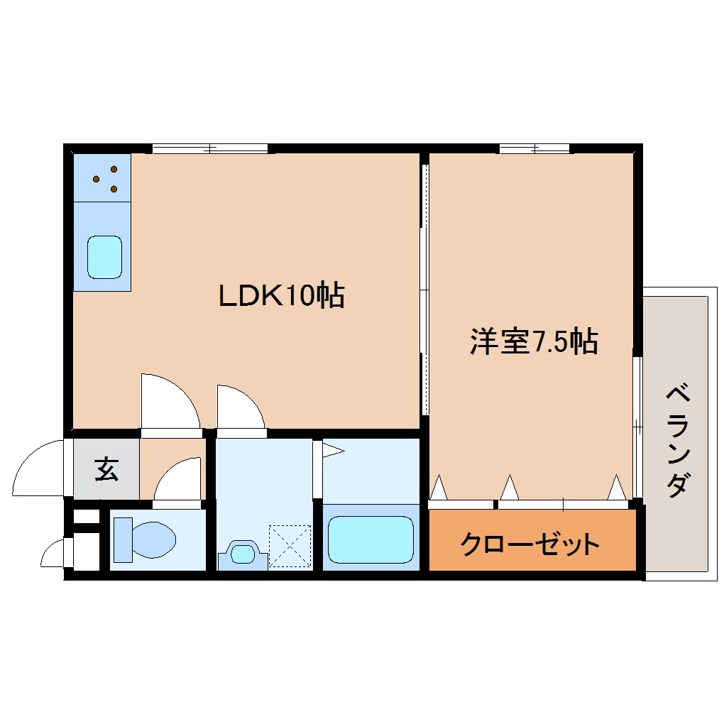 桜井駅 徒歩25分 2階の間取り図