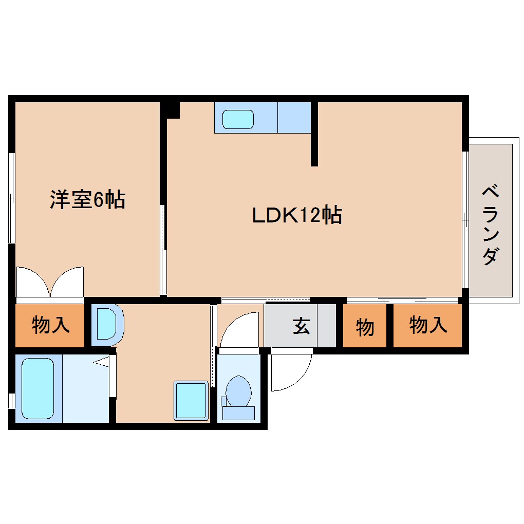 天理駅 徒歩8分 1階の間取り図